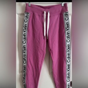 Calvin Klein Pink Joggers. New